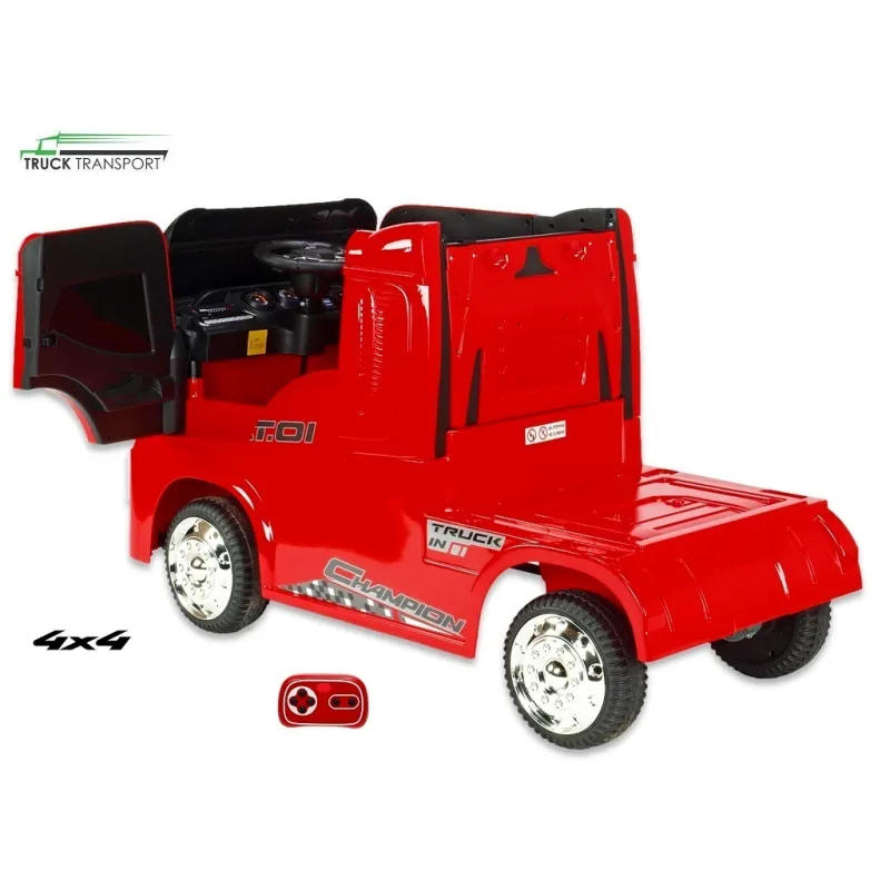 Elektrické autíčko Toyota Hilux Rugged-X s 2.4G, 4x4, dvoumístná, červená Elektrické autíčko Toyota Hilux Rugged-X s 2.4G, 4x4, dvoumístná, červená