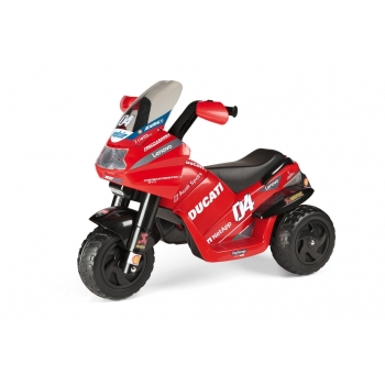 Elektrická tříkolka Peg-Pérego Ducati Evo, červená