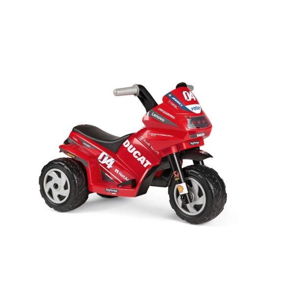 Elektrická tříkolka Peg-Pérego Ducati, červená