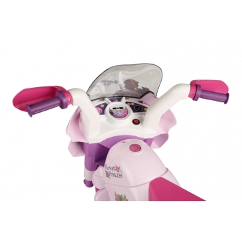 Elektrická tříkolka Peg-Pérego, Raider Princess, růžová
