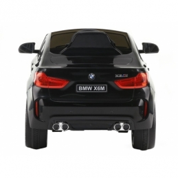 ElektrickÃ© autÃ­Äko BMW X6M NEW - jednomÃ­stnÃ©, ÄernÃ©, EVA kola, koÅ¾enÃ© sedadlo, 12V, 2,4 GHz