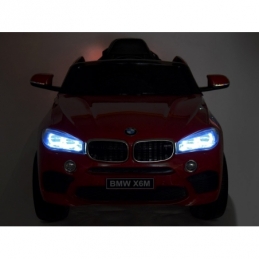 ElektrickÃ© autÃ­Äko BMW X6M NEW - jednomÃ­stnÃ©, ÄernÃ©, EVA kola, koÅ¾enÃ© sedadlo, 12V, 2,4 GHz