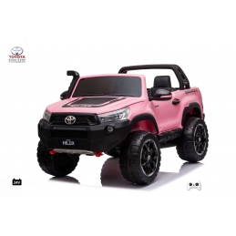 Elektro autíčko Toyota Hilux Rugged-X, dvoumístné, růžové