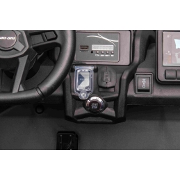 Elektrické autíčko Can-am Maverick 4x4, černé