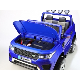 Elektrické SUV Rover Happer 4x4, dvoumístné, modré