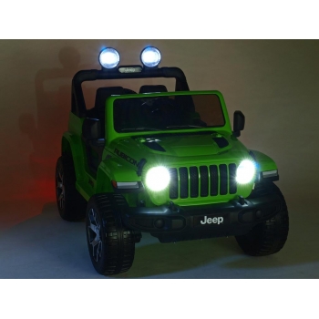 Elektrický Jeep Wrangler Rubicon, zelený lak