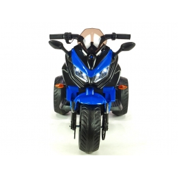 Cestovní motorka BNM s plynovou rukojetí, EVA kola, modrá