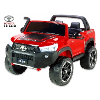 Elektro autíčko Toyota Hilux Rugged-X 4x4, dvoumístná, červená